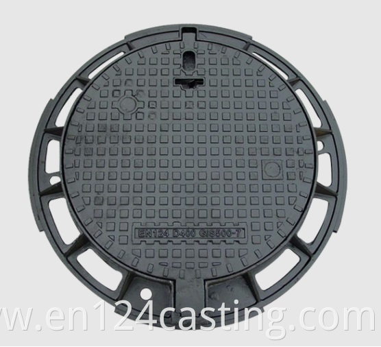 Ductile Manhole Cover Co 650 D400 With Hinge